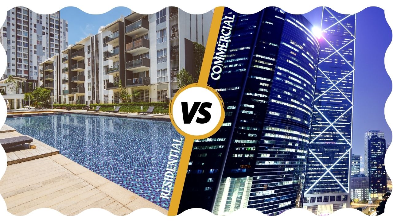 Residential vs commercial kind of image