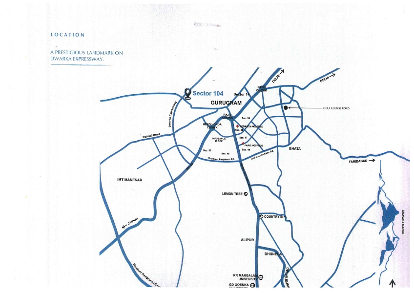 Central Park Delphine Location Map