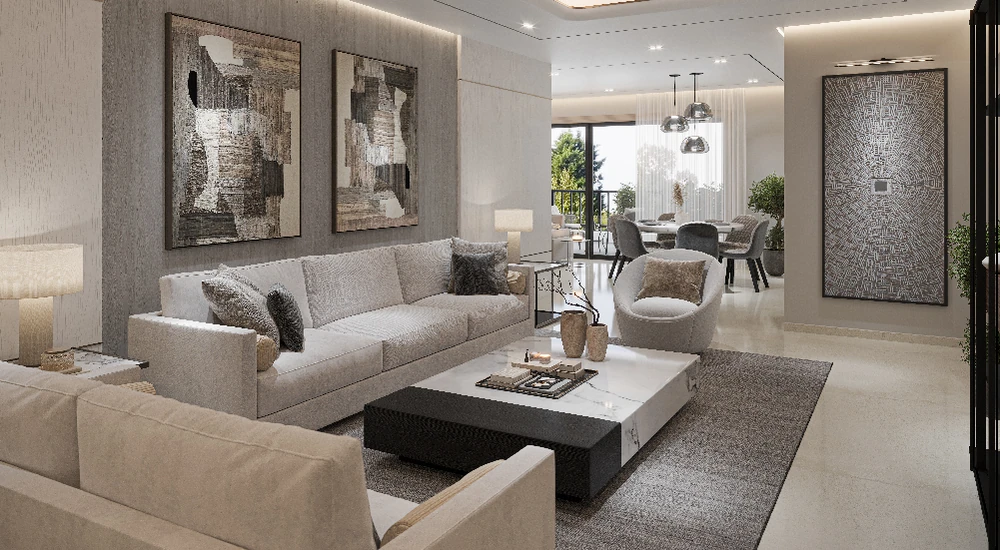 Sobha Altus Sector 106 – Price, Location Ultra Luxury Residences 15 L-shaped-living-and-dining-room