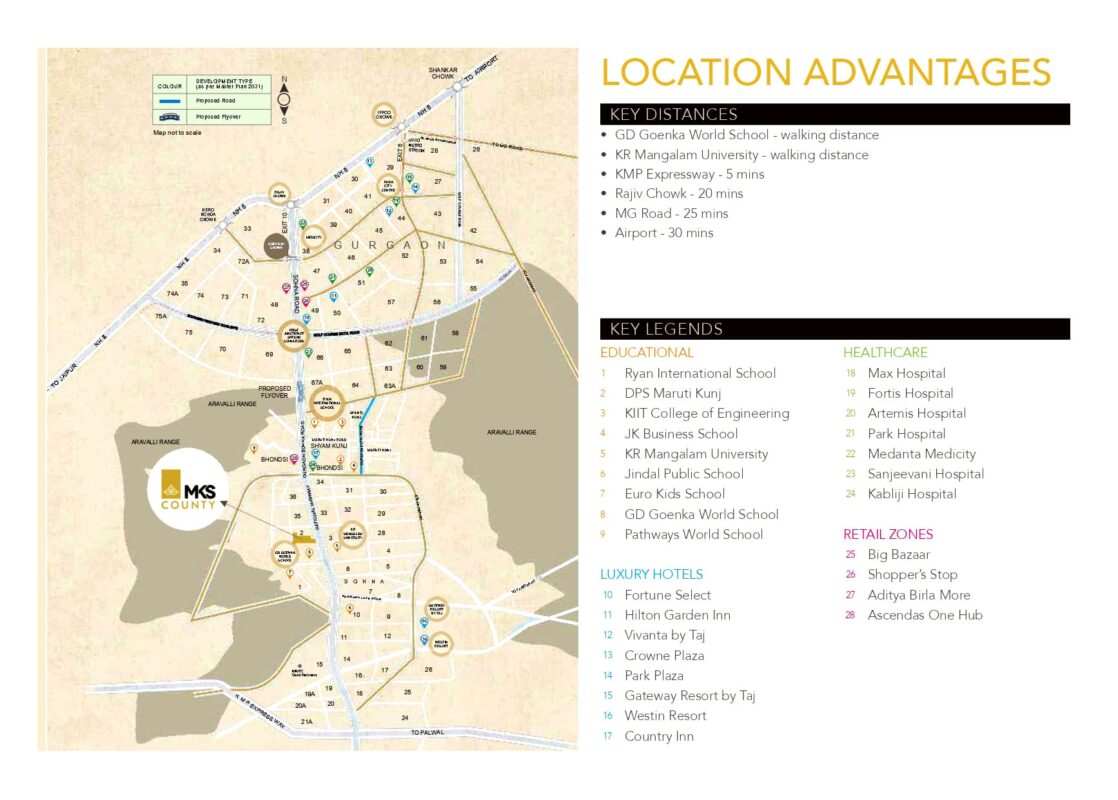 MKS County Location Map
